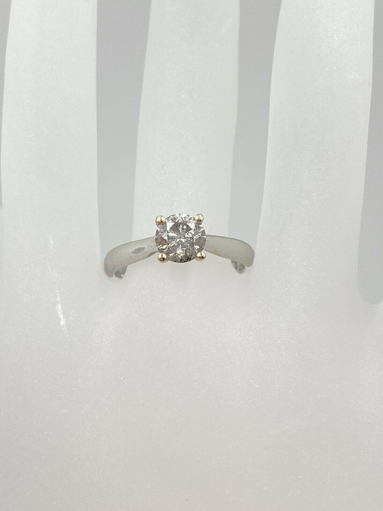 Traumhafter Solitär Brillantring Ring 1,01ct. "Salt and Pepper" Verlobungsring